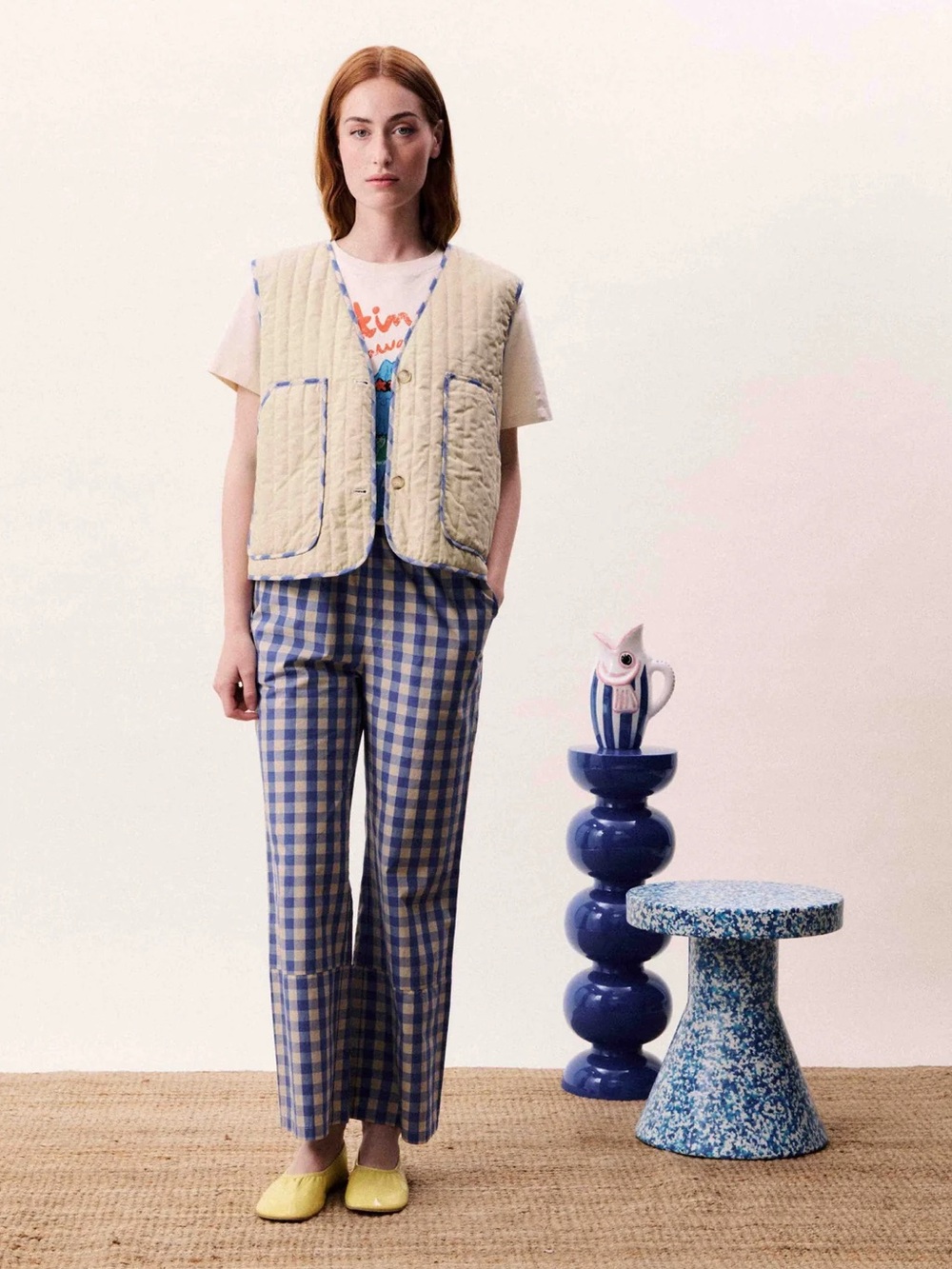 FRNCH 🇫🇷 REGALIA VEST AZURE BLUE - Picture 1 of 12